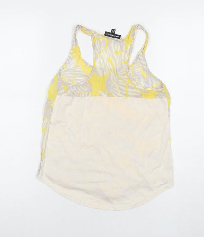Womens UK Size 8 Warehouse Multicoloured Basic Tank