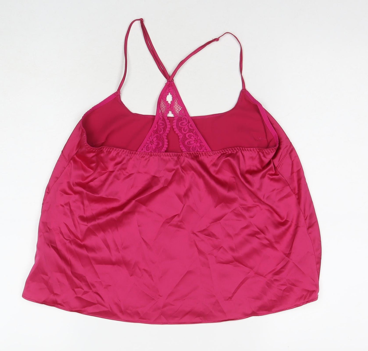 Womens UK Size M Marks and Spencer Pink Basic Tank