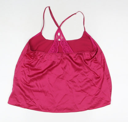 Womens UK Size M Marks and Spencer Pink Basic Tank