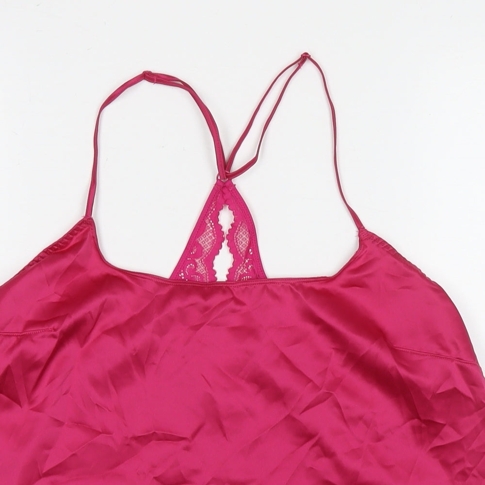 Womens UK Size M Marks and Spencer Pink Basic Tank