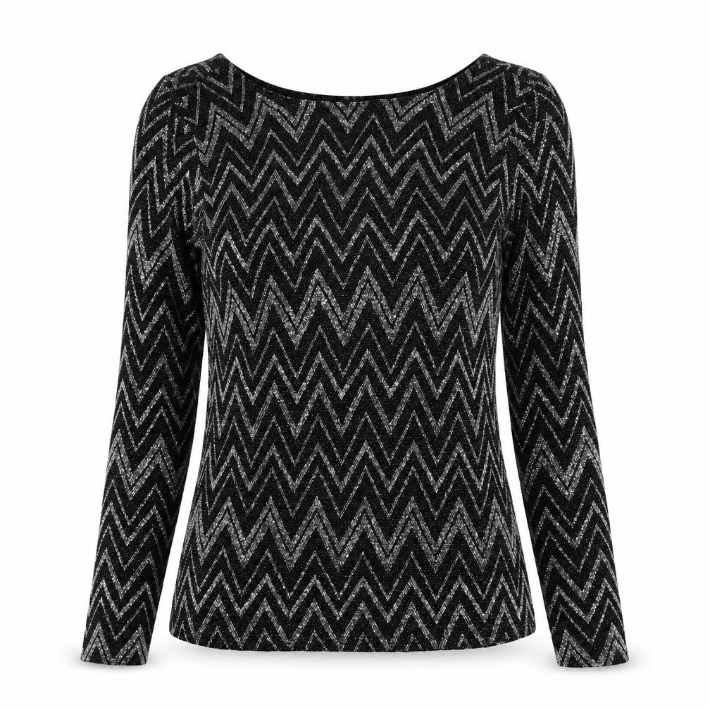 Womens UK Size 6 Boohoo Black Basic Blouse
