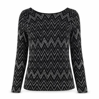 Womens UK Size 6 Boohoo Black Basic Blouse
