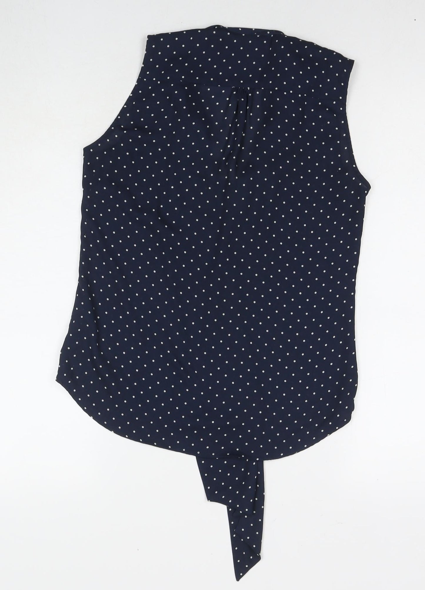 Womens UK Size 6 H&M Blue Basic Tank