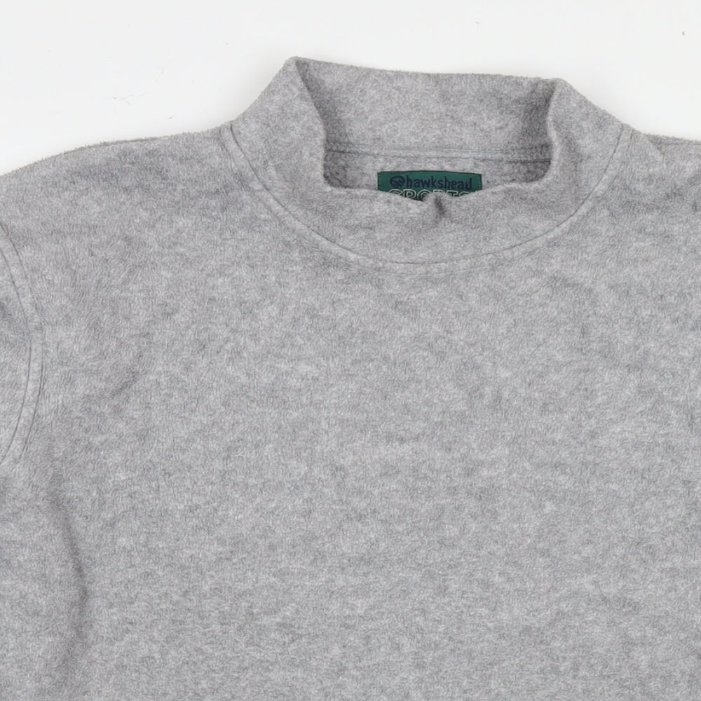 Hawkshead Womens Grey Polyester Pullover Sweatshirt Size S Pullover