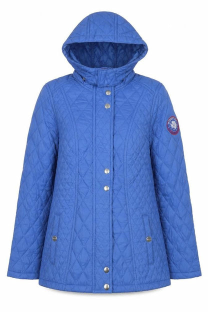 Ntarctica Womens Blue Quilted Jacket Size M Zip