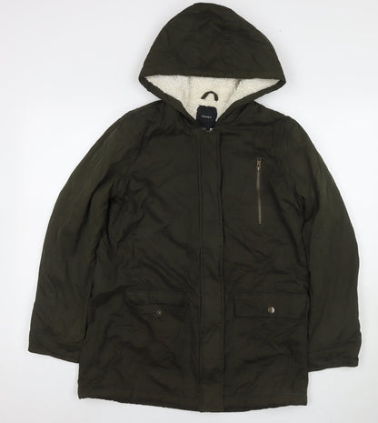 FOREVER 21 Womens Green Jacket Size M Zip