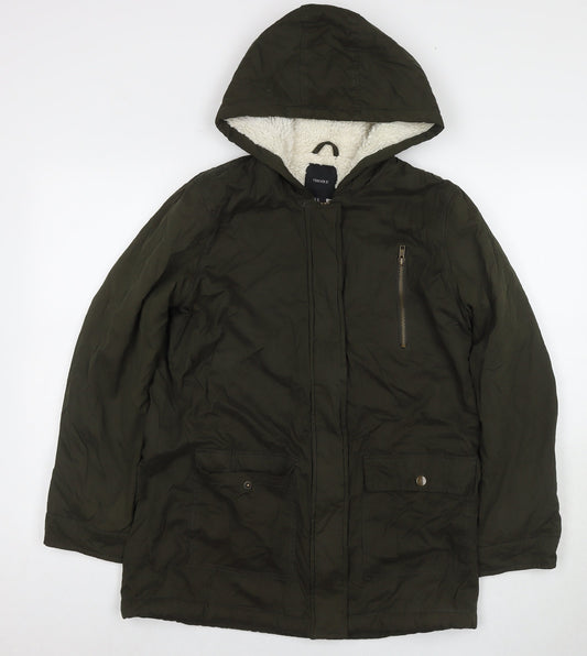 FOREVER 21 Womens Green Jacket Size M Zip