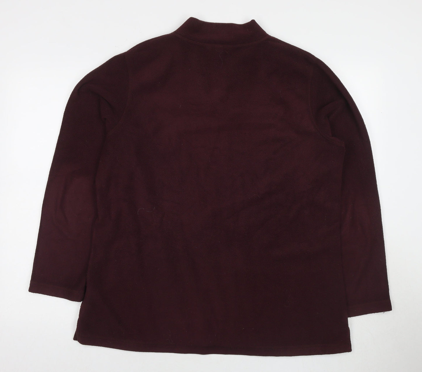 Womens UK Size 14 Lands' End Red Pullover Sweatshirt