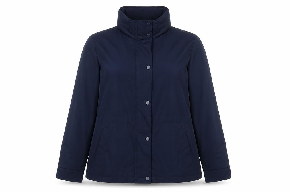 Womens UK Size 16 Marks and Spencer Blue Rain Coat