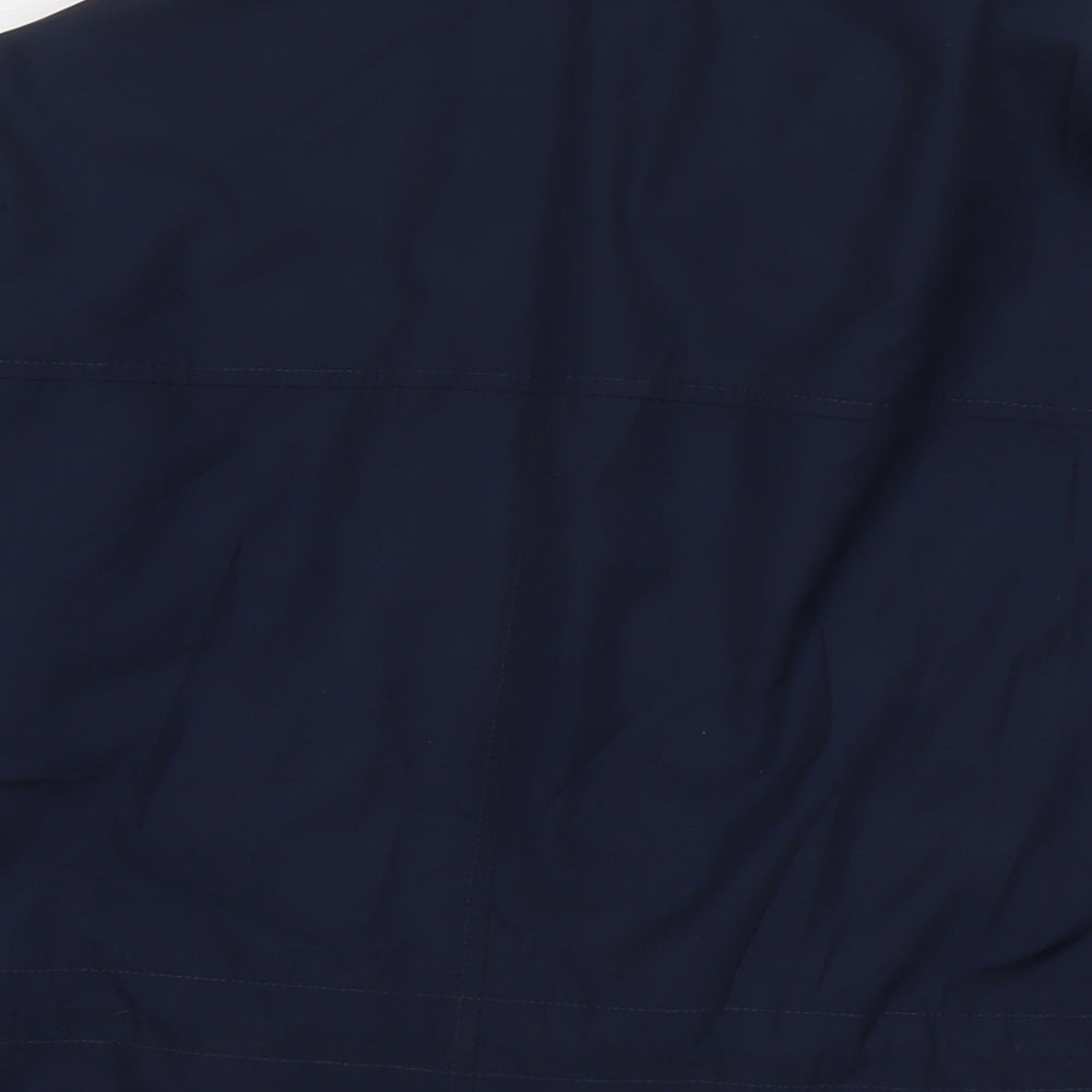 Womens UK Size 16 Marks and Spencer Blue Rain Coat