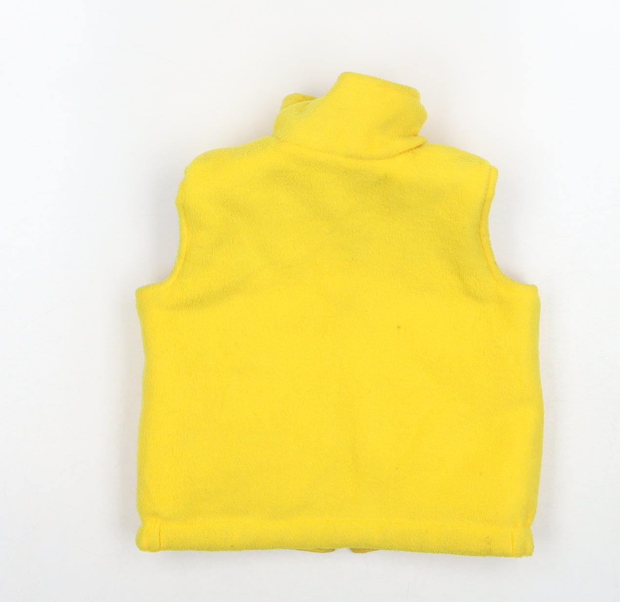Gio Kids Boys Yellow Gilet Waistcoat Size 24 Months Zip - Reversible