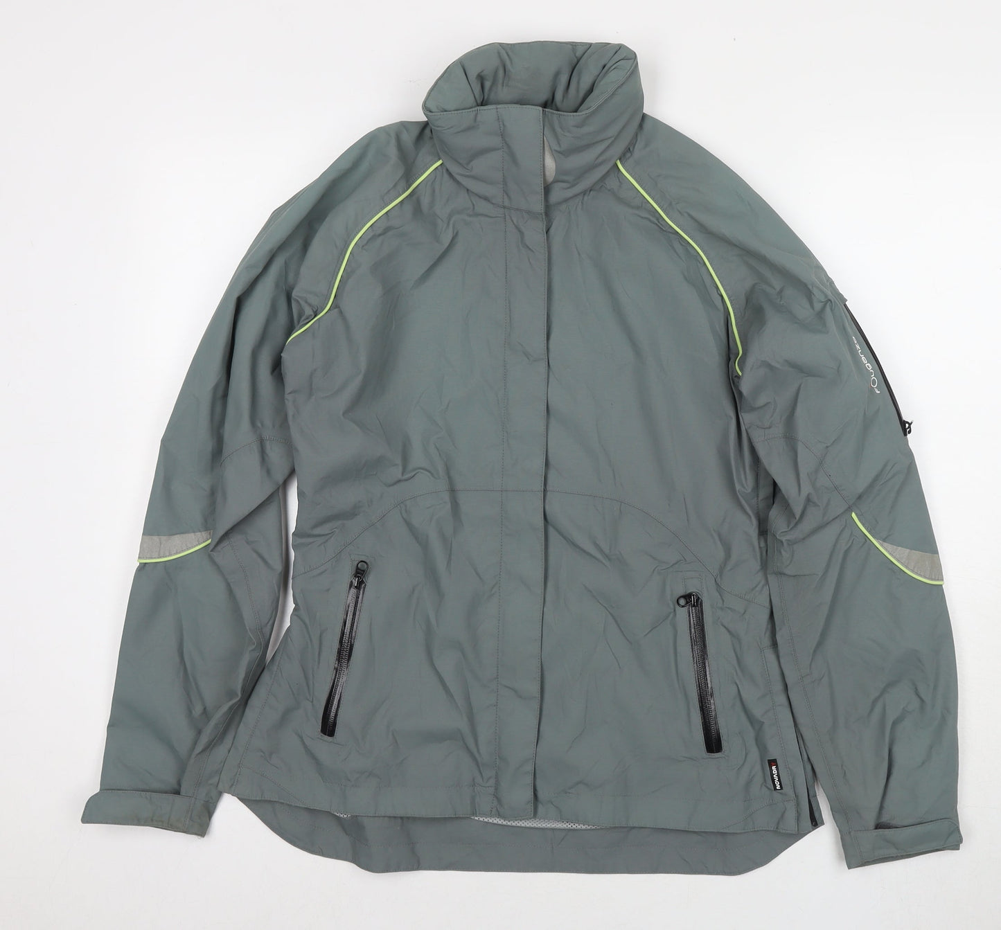 Fouganza Womens Grey Jacket Size M Zip - Technical