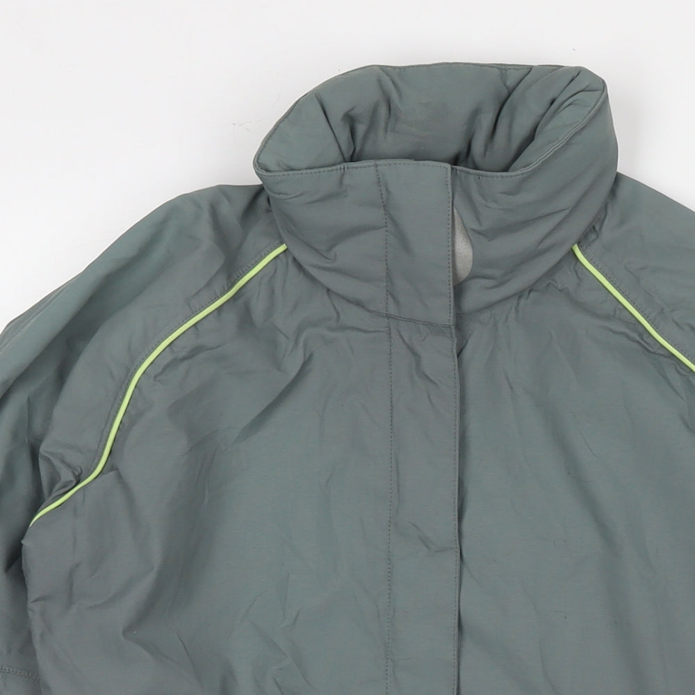 Fouganza Womens Grey Jacket Size M Zip - Technical