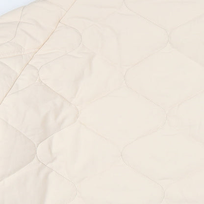 Kaiia Womens Beige Quilted Jacket Size XL Snap