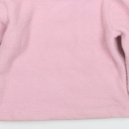 Threadgirls Girls Pink Polyester Pullover Sweatshirt Size 5-6 Years Pullover