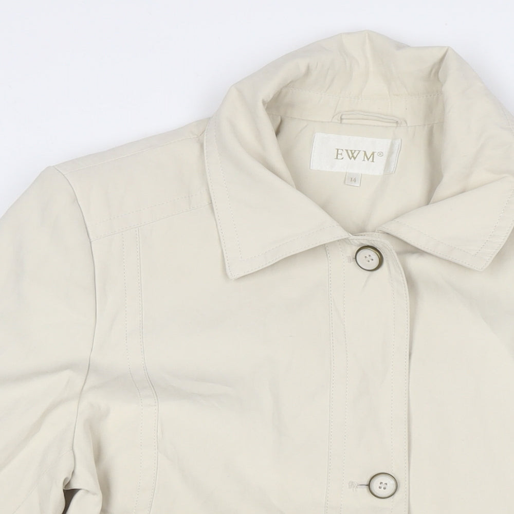 Womens UK Size 14 EWM Ivory Jacket