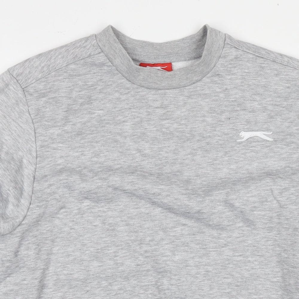 Mens UK Size S Slazenger Grey Pullover Sweatshirt