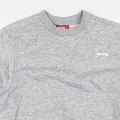 Mens UK Size S Slazenger Grey Pullover Sweatshirt