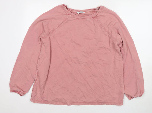 Womens UK Size 16 NEXT Pink Pullover Sweatshirt