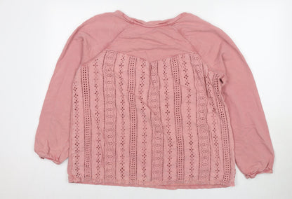 Womens UK Size 16 NEXT Pink Pullover Sweatshirt