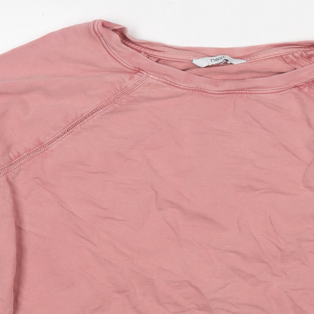 Womens UK Size 16 NEXT Pink Pullover Sweatshirt