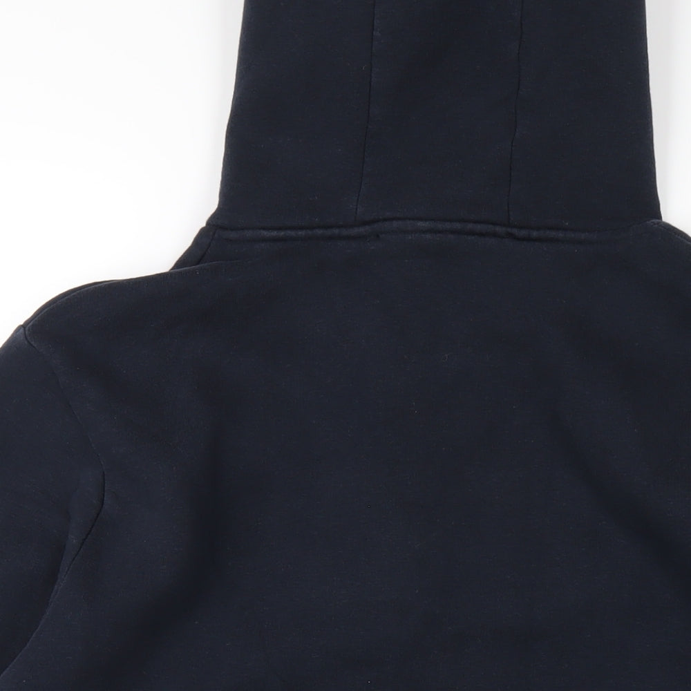 Mens UK Size M Jameson Carter Blue Pullover Hoodie