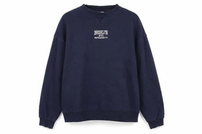 Womens UK Size S Pull&Bear Blue Pullover Sweatshirt