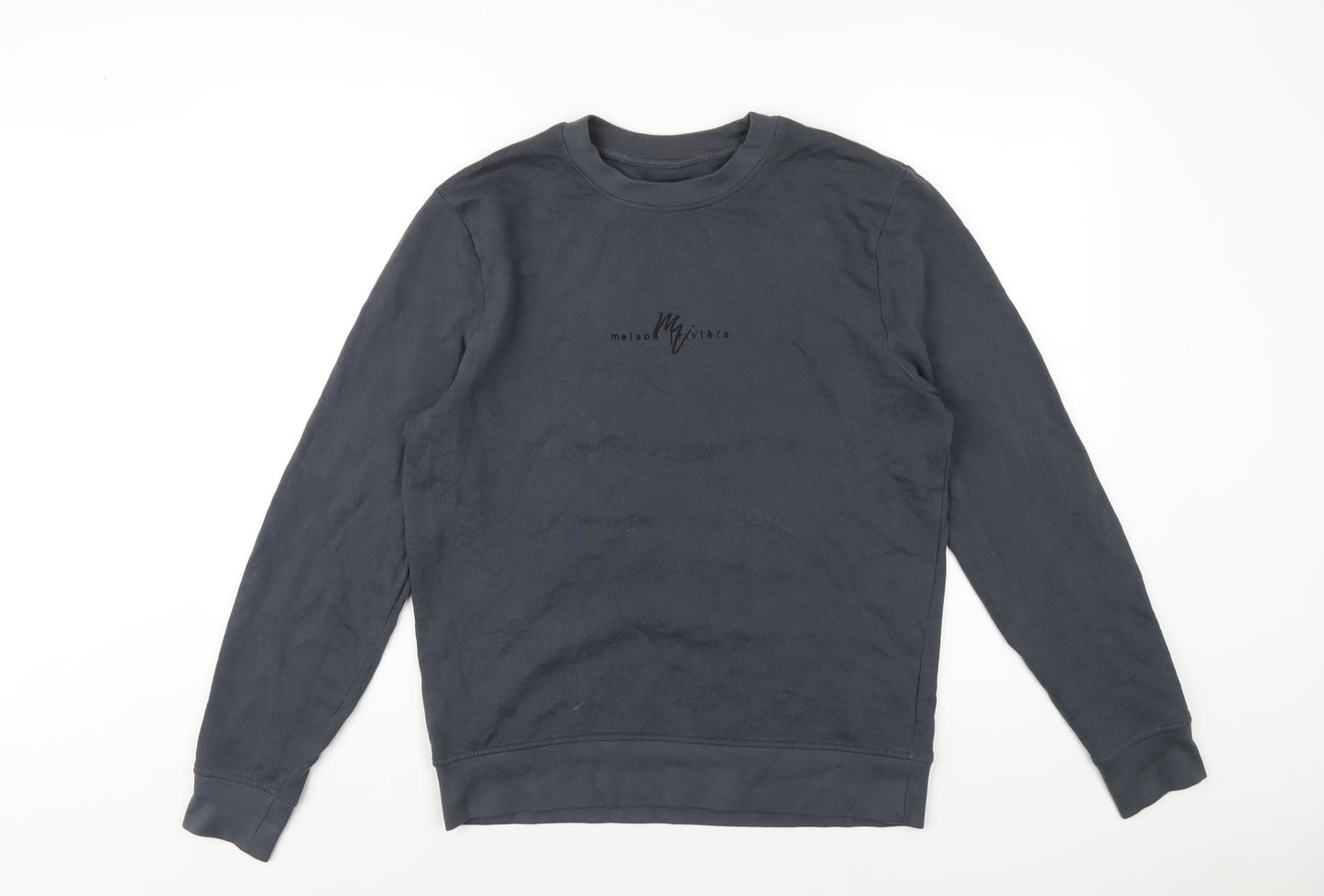 Mens UK Size S River Island Grey Pullover Sweatshirt