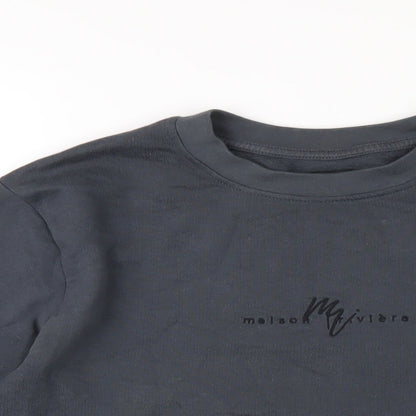 Mens UK Size S River Island Grey Pullover Sweatshirt