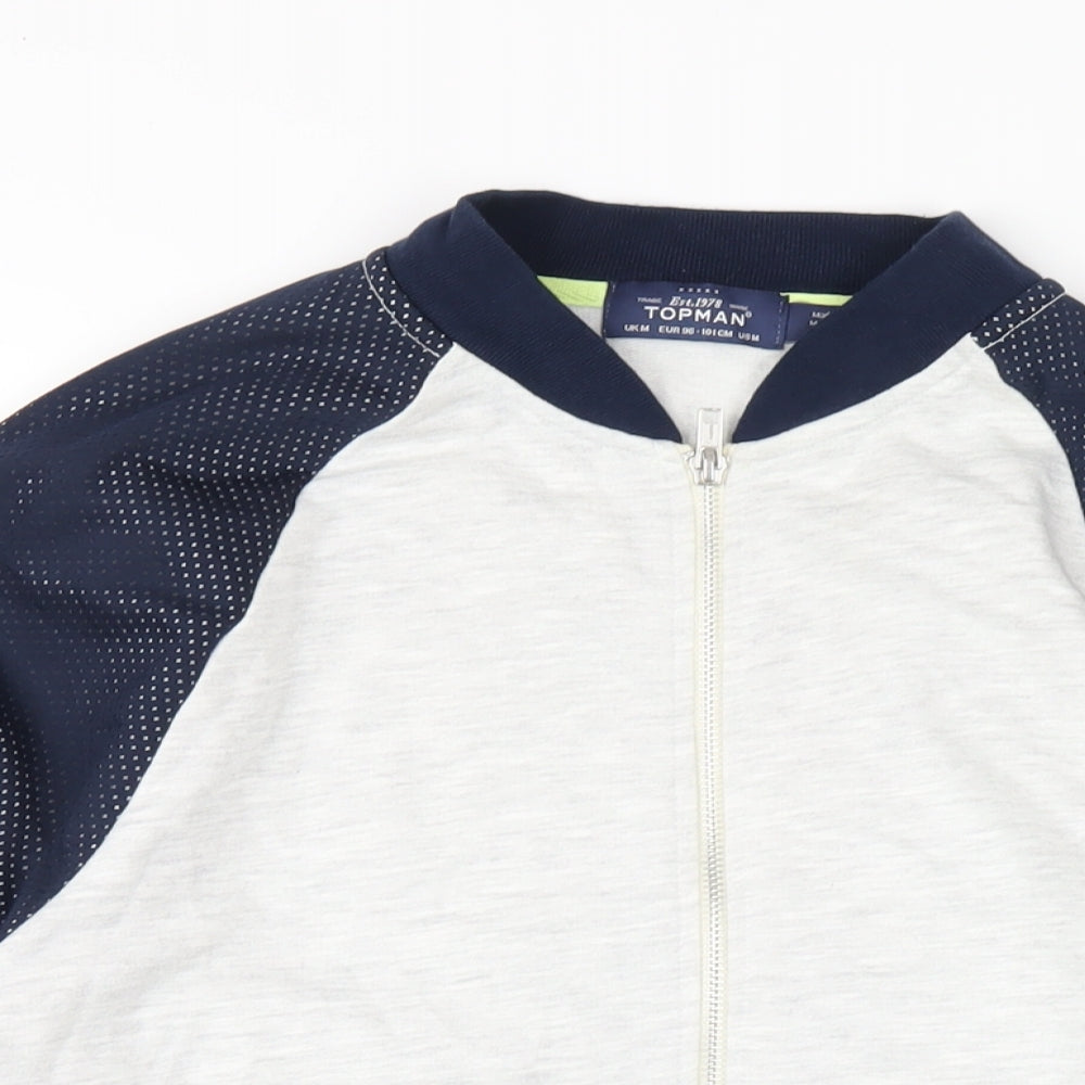 Mens UK Size M Topman Grey Jacket