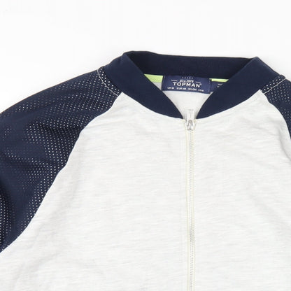 Mens UK Size M Topman Grey Jacket