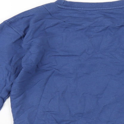 John Lewis Girls Blue Cotton Pullover Sweatshirt Size 8 Years Pullover