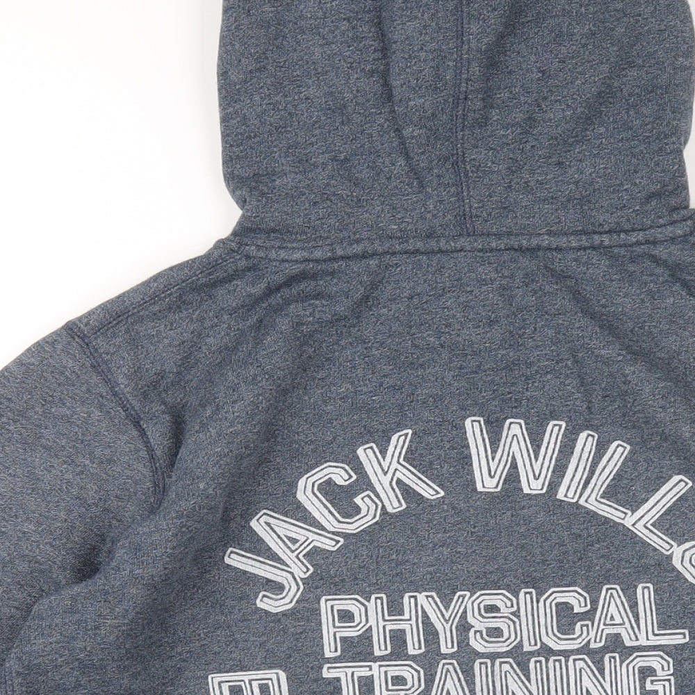 Womens UK Size 12 Jack Wills Blue Pullover Hoodie