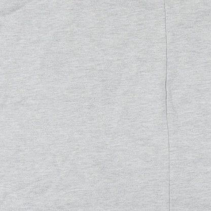 Cameo Rose Womens Grey Cotton Pullover Sweatshirt Size 14 Pullover