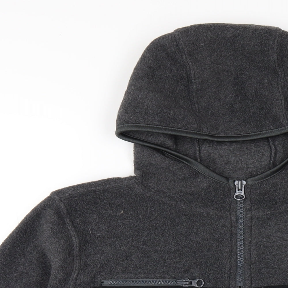 Gap Womens Grey Polyester Pullover Sweatshirt Size XS Zip