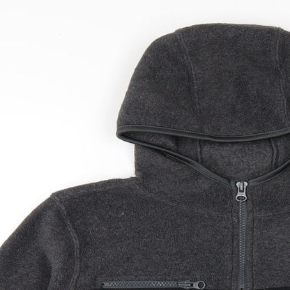 Gap Womens Grey Polyester Pullover Sweatshirt Size XS Zip