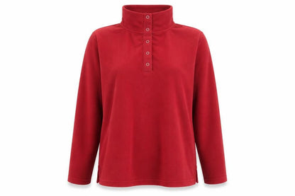Womens UK Size 16 Cotton Traders Red Pullover Sweatshirt
