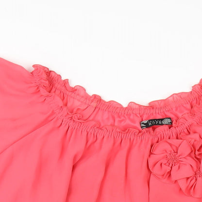 Womens UK Size 30 Joanna Hope Pink Basic T-Shirt