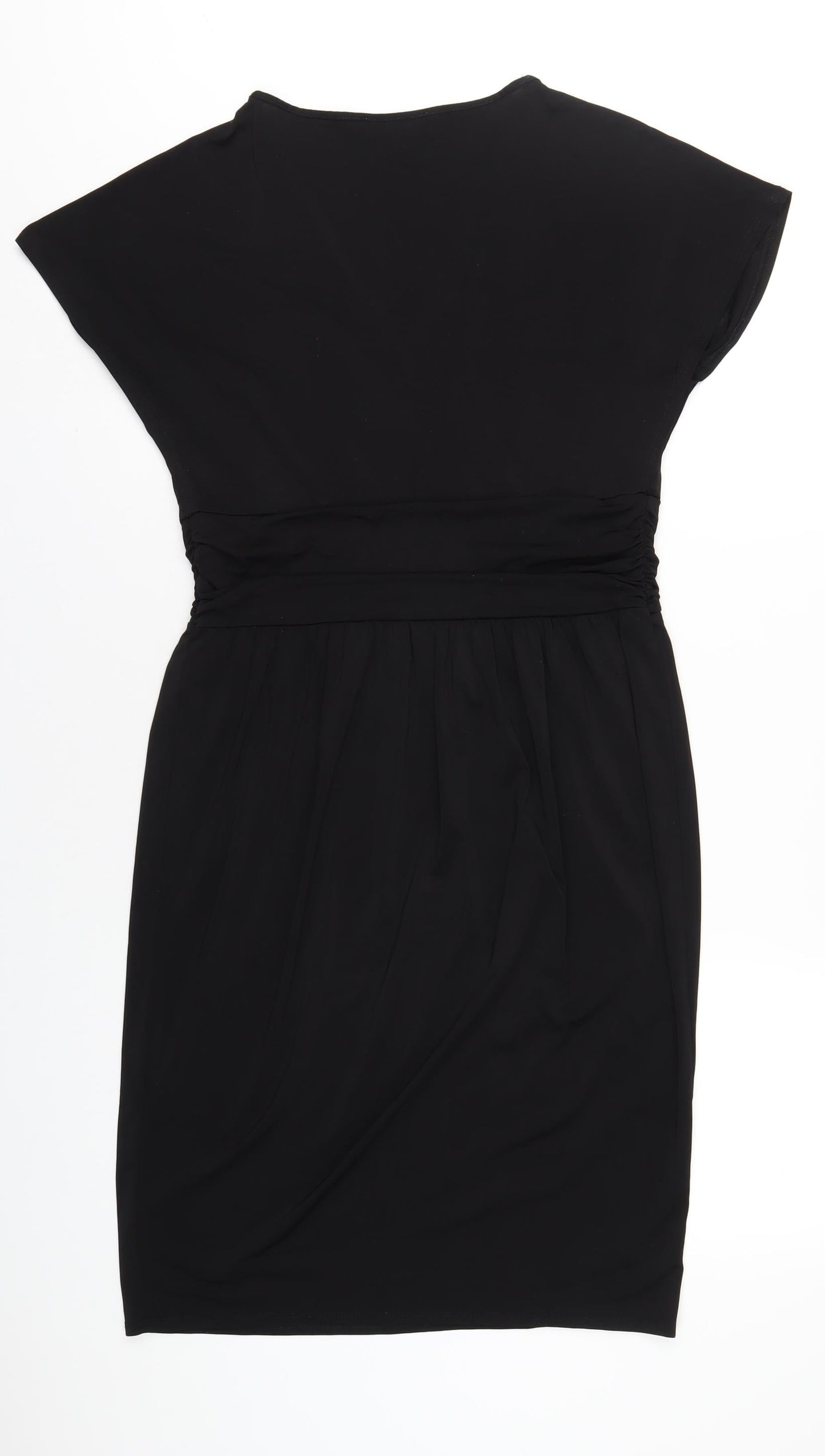 Bravissimo Womens Black Polyester Bodycon Size 14 V-Neck Pullover