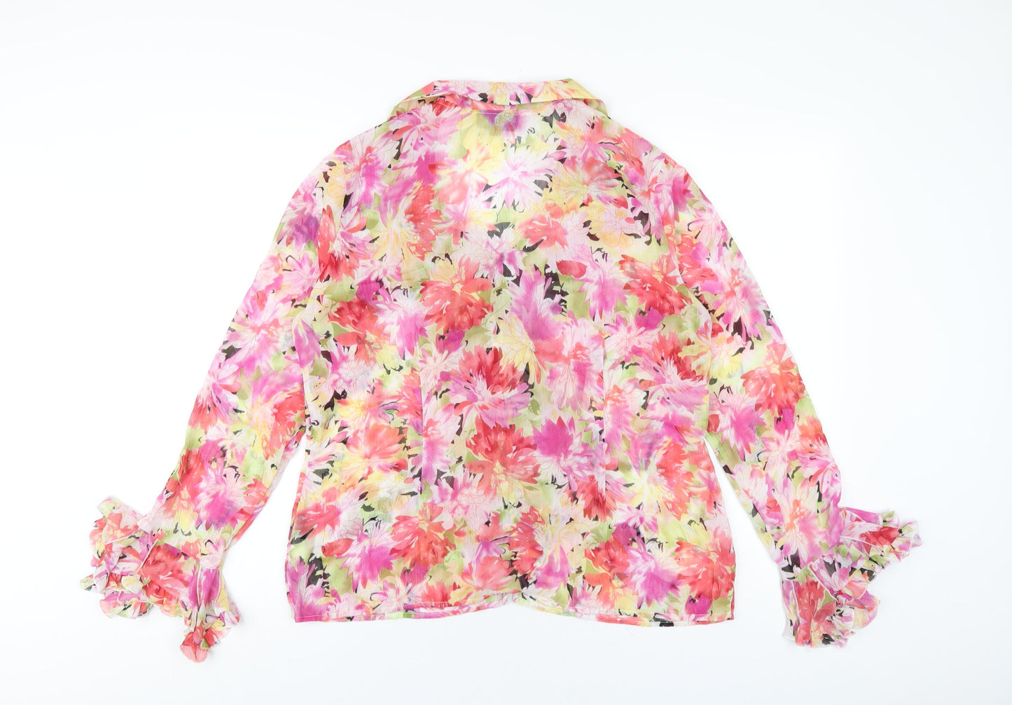 Womens UK Size 12 Antonino Philosophy Multicoloured Basic Blouse