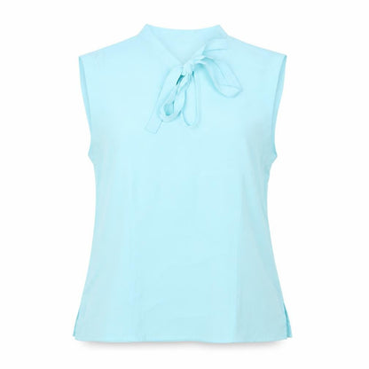 Womens UK Size 12 Lakeland Blue Basic Blouse
