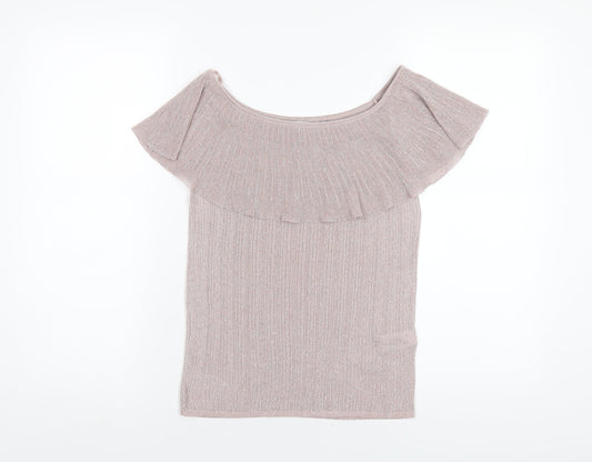 Womens UK Size 10 NEXT Pink Basic T-Shirt