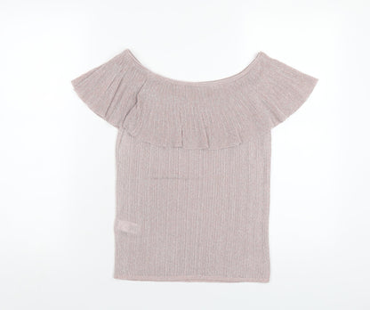 Womens UK Size 10 NEXT Pink Basic T-Shirt
