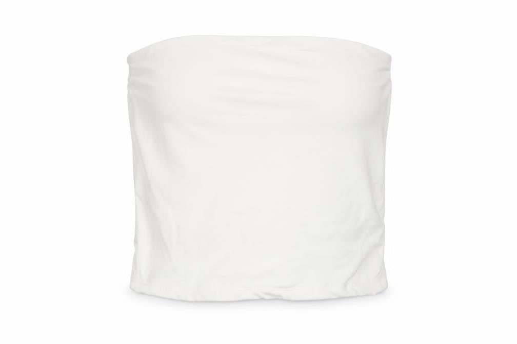 Womens UK Size S Bershka White Basic T-Shirt