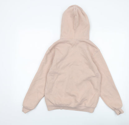 Booohoo Mens Pink Cotton Pullover Hoodie Size XS - Size 2XS