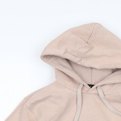 Booohoo Mens Pink Cotton Pullover Hoodie Size XS - Size 2XS