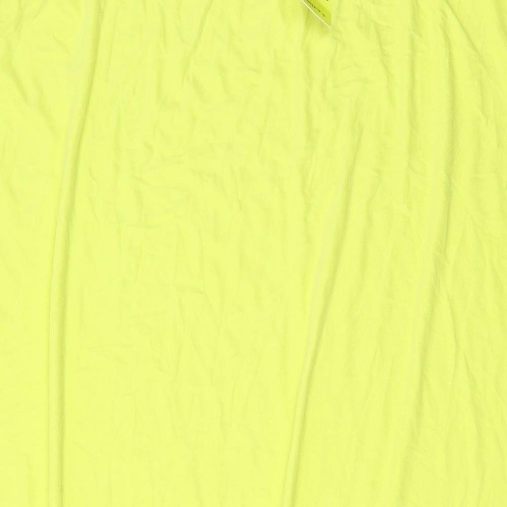 Womens UK Size S BCBGMAXAZRIA Yellow Tunic Blouse