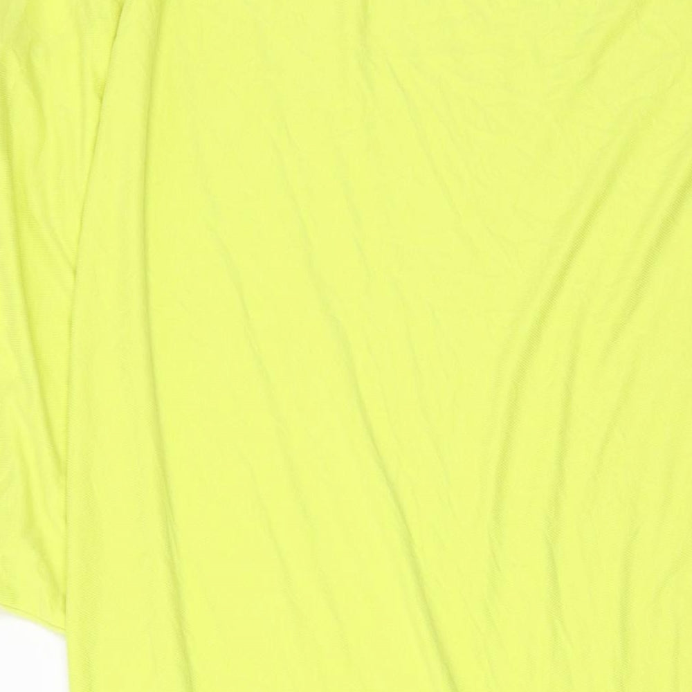 Womens UK Size S BCBGMAXAZRIA Yellow Tunic Blouse
