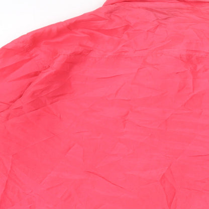 Womens UK Size M Debbie Morgan Pink Basic Button-Up