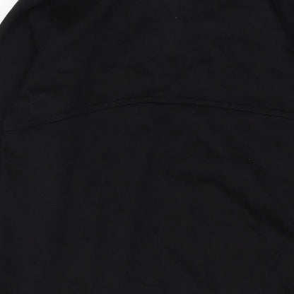 Womens UK Size S Cameo Rose Black Tunic Blouse
